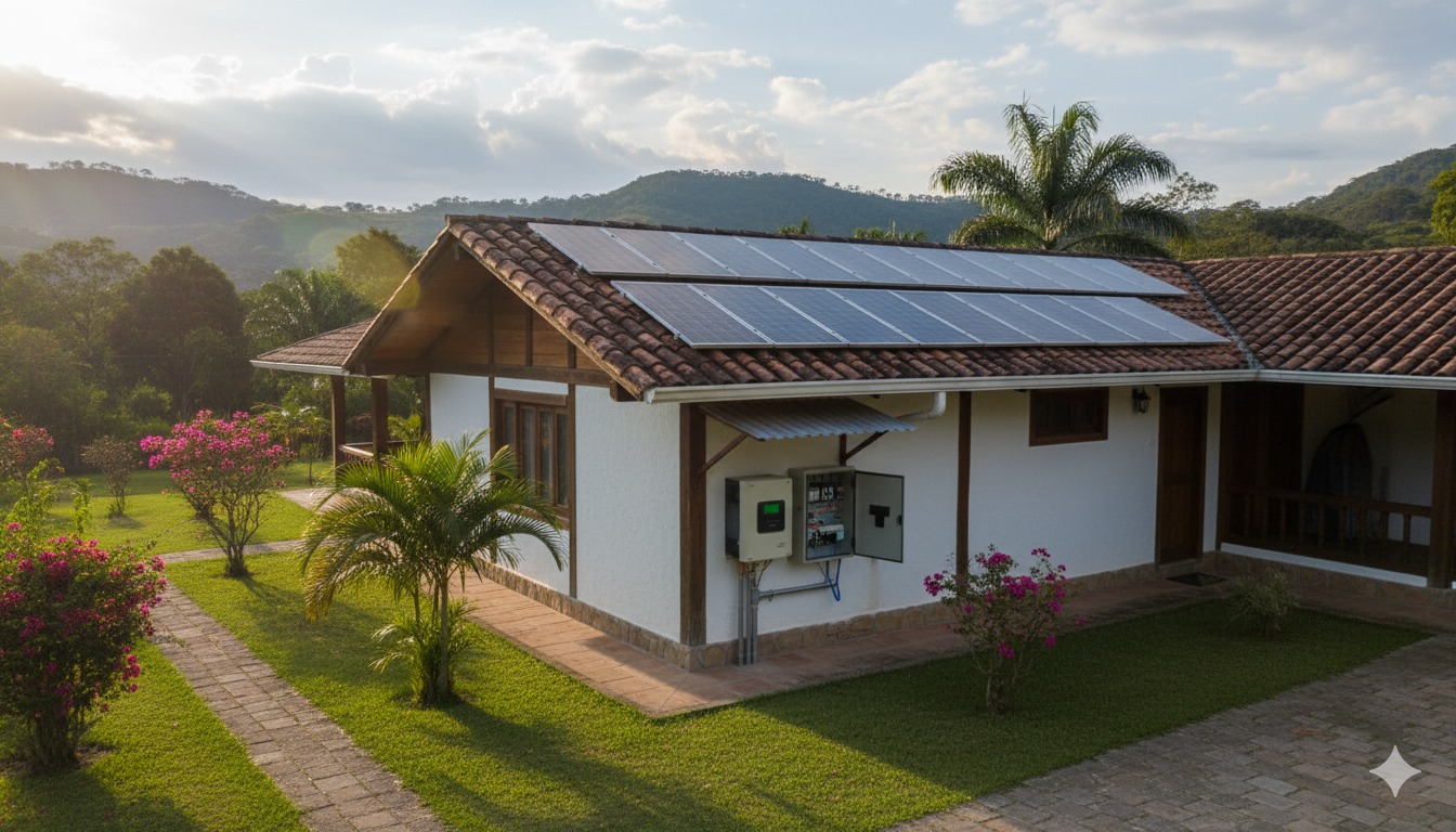 Sistema Solar On-Grid Instalado